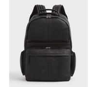 OSPREY LONDON Men's The Lockton Leather Backpack in Black OSPREY LONDON Black