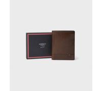 OSPREY LONDON Men's The London Leather Wallet with Coin Pocket in Brown OSPREY LONDON Brown One Size