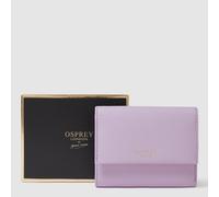 Osprey London The Eden Flapover Purse BLACK