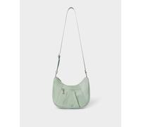 OSPREY LONDON Women's The Fusion Small Nylon Crescent Shoulder Bag in Green OSPREY LONDON Green One Size