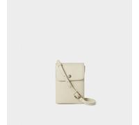 OSPREY LONDON Women's The Madison Leather Phone Bag in Stone OSPREY LONDON Stone One Size