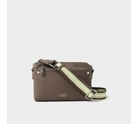 OSPREY LONDON Women's The Stella Leather Crossbody Bag in Light Brown OSPREY LONDON Light Brown One Size