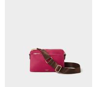 OSPREY LONDON Women's The Voyage Nylon Crossbody Bag in Raspberry OSPREY LONDON Raspberry One Size