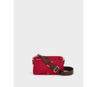 OSPREY LONDON Women's The Voyage Nylon Crossbody Bag in Red OSPREY LONDON Red One Size