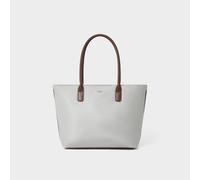 OSPREY LONDON Women's The Voyage Nylon Tote Bag in Light Grey OSPREY LONDON Light Grey One Size