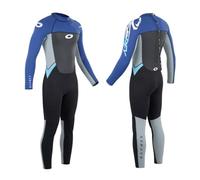 Osprey Men's Full Length 3 mm Summer Wetsuit, Adult Neoprene Surfing Diving Wetsuit, Origin, Blue, 3XL