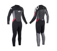 Osprey Men's Full Length 3 mm Summer Wetsuit, Adult Neoprene Surfing Diving Wetsuit, Origin, Red, XXL