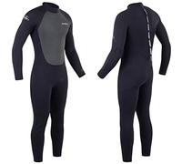 Osprey Mens Full Length 6mm/5mm Winter Wetsuit, Adult Neoprene Surfing Diving Wetsuit, Zero, Black