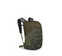Osprey Quasar Commuter Backpack - Slim Everyday Bag with Laptop Sleeve & Bottle Pockets for Work & Schoo, Moss Green/Earl Grey Heather