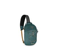 Osprey Quasar Sling Bag Torrent Blue Heather teal | commuter backpack, everyday bag, campus pack, laptop carry, laptop sleeve, work school travel, crossbody carry, Blue color