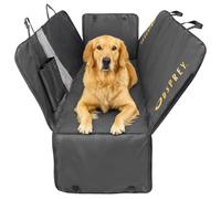 Osprey Rear Car Seat Cover, Waterproof Recycled Fabric Back Seat Protector with Mesh Window, Side Flaps & Pocket, Universal Fit for Dogs Kids Travel and Beach Days