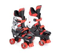 Osprey Roller Skates | for Girls & Kids Beginners, Adjustable Sizing Quad Skates, 4 Wheel Skates, Durable Safe-Lock Straps, Red