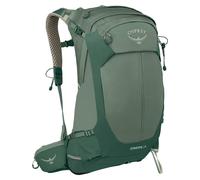 Osprey Stratos 24L Men's Hiking Backpack - Adjustable Daypack with Waterproof Raincover & Bottle Pockets, Pine Leaf