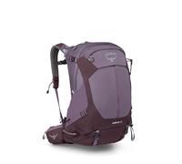 Osprey Sirrus 34L Women's Hiking Backpack - Camping Bag with Waterproof Raincover, Bottle Pockets, & Gear Straps, Purple Dusk