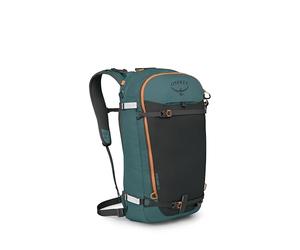 Osprey Soelden 25L Ski and Snowboard Backpack - Lightweight Men's Backcountry Pack - Avalanche Safety Access - Diagonal/A-Frame Ski Carry, Snowboard Carry - 100% Recycled Nylon, Cascade Blue