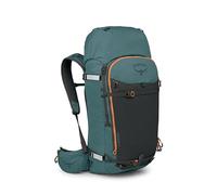 Osprey Soelden 45L Ski and Snowboard Backpack - High-Volume Backcountry Snow Pack for Men - Hut Trip Ready - Helmet Carry - Made with 100% Recycled Nylon, Cascade Blue