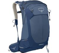 Osprey Stratos 24L Men's Hiking Backpack - Adjustable Daypack with Waterproof Raincover & Bottle Pockets, Nirvana Blue