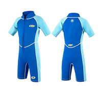 Osprey Toddlers 3mm Shorty Summer Kids Wetsuit, One Piece with SPF 50+ for Boys and Girls, Multiple Colours