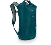 Osprey Transporter 18L Roll Top Waterproof Laptop Backpack, Black, Night Jungle Blue, 18 Lang