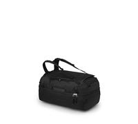 Osprey Transporter Squffel - Durable, Square Split Travel Duffel Bag, Raven Black, 70l