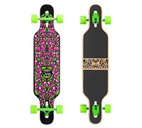 Osprey | Twin Tip Longboard, 39 inch, Complete Skateboard, 7-PLY Canadian Maple Deck, For Adults, Kids and Beginners, Character, Multiple Colours