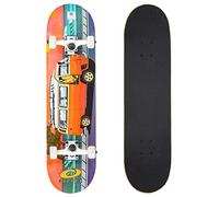 Osprey Volkswagen Professional Skateboard for Beginners - 31 Inch Double Kick Concave Adult Skateboard with ABEC 7 Bearings - 100KG Max User Weight - Sunset Official VW Designs