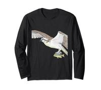 Osprey Watercolor Illustration Long Sleeve T-Shirt