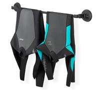 Osprey Wetsuit Hanger, Heavy Duty Extendable Hanger for Wetsuit and Dry Suit, with Suctions Cups for Quick Drying, Fits Two Wetsuits, Black