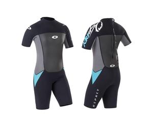 Osprey Women's Osp L - Origin Shorty Wetsuit, Black Blue, L UK