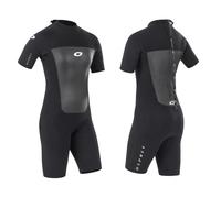Osprey Women's Shorty 3 mm Summer Wetsuit, Adult Short Sleeve Neoprene Surfing Diving Wetsuit, Origin, Multiple Colours, S