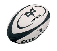 Ospreys Official Replica Rugby Ball - White/Black - size 5