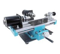 OSPSHPG 400W Beads Metal Lathe Machine, DIY Wood Beads Bench Drill, Speed 7000 Rpm, 7 Speed Regulation, Double Bearing, for Processing Precision Parts