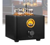 OSPSHPG Bluetooth Audio Amplifier, Bluetooth 5.0 Audio Tube Amplifier, with VU Meter, 5 Analog and Digital Inputs, 3.5mm Headphone Output, for Home Passive Speakers