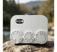 OSPSHPG Film Camera Exposure Meter, High Precision Photography Light Meter, 3 Dials Retro Exposure Indicator, with Film Cameras, Film Sensitivity ISO1~ISO3200, for Photographer
