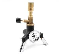 OSPSHPG Laboratory Butane Burner, Portable Bunsen Burner Kit with Tripod, Adjustable Flame Intensity, Fast Heating and Compact, for Butane Canister Outdoor Cooking Camping