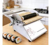 OSPSHPG Manual Round Sushi Rolling Machine, Diy Stainless Steel Sushi Roller, Rapid Prototyping, For Kitchen, Sushi Restaurant, Snack Bar