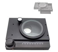 OSPSHPG Microscope XY Stage Platform, Manual Rotating Stage, Precision Positioning, Z/A Axis with 60×55mm Travel, 360° Rotatable Z Axis, for Macro Micro Photography Use