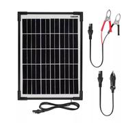 Osram 10W Solar Battery Charger 12V with OBD Port Connector Trickle Panel