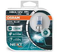 OSRAM COOL BLUE INTENSE HB3, headlight bulb for halogen headlamps, xenon effect for white light, 9005CBI-HCB, 12 V passenger car