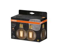 OSRAM 1906 E27 6.5W LED G95 dimmable 824 gold 2-pack