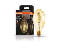 6 X Osram LED Filament Oval Lamp Vintage 4W=40W E27 Gold 470lm Extra Warm White