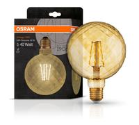 OSRAM 1906 LED E27 40W VINTAGE FILAMENT GLASS ES BULB PINECONE - GOLD [EEK: A+]