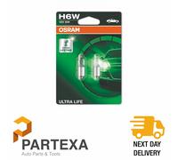 Osram (2 Pack) 12V 6W BAX9S Ultralife 64132ULT-02B