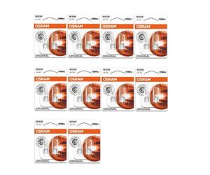 OSRAM 2x Genuine Original W5W (501) 5w 12v Clear Bulbs [2825-02B] - Part Number 2825-02B