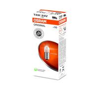 Osram 3930 Original Lamps with Metal Bases, 24 V, 4 W, Set of 10
