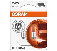 OSRAM 3930BLI2 lamp, 24V/4W, T4W, BA9s, in double blister, 3930-02B