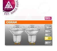 Osram 4.3W LED Full Clear Glass Finish Spot Lamp GU10 Bulb│Warm White│Twin Pack