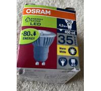 Osram 4.5w 20w 450cd Warm White 35000h 3000k GU10 Parathom Par16 20 Brand New