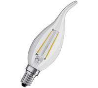 6 X Osram LED Filament Gust Candles 4W=40W E14 Clear Classic Warm White 2700K [EEK: E]