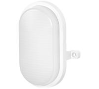 Osram Round Bulkhead E27 White Outdoor Wall Light Fitting IP44 WT